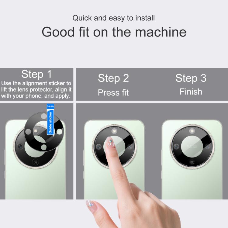 For Honor X70 5G IMAK Rear Camera Lens Glass Film Black Version - free shipping - PMC TechLife - Order now!