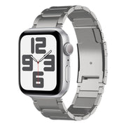 For Apple Watch SE 2023 40mm Titanium Metal Watch Band(Silver)