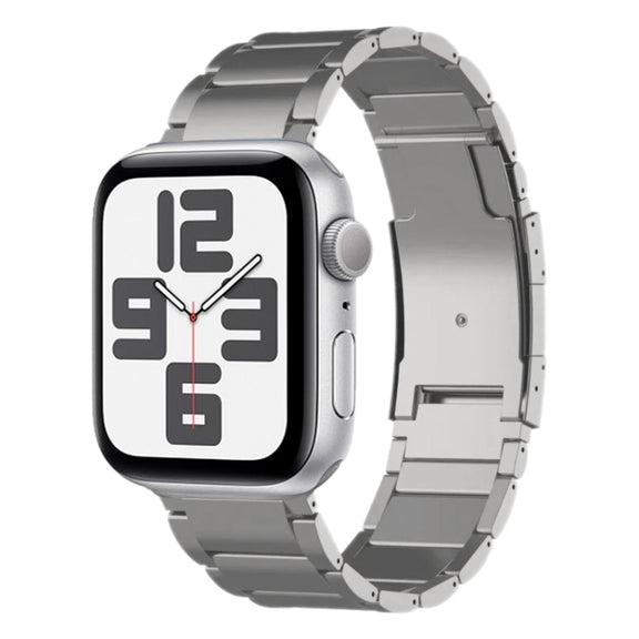 For Apple Watch SE 2023 40mm Titanium Metal Watch Band(Silver)