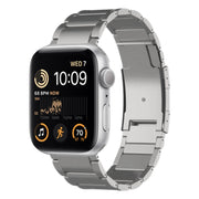 For Apple Watch SE 2022 40mm Titanium Metal Watch Band(Silver)