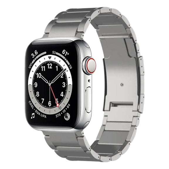 For Apple Watch Series 6 40mm Titanium Metal Watch Band(Silver)
