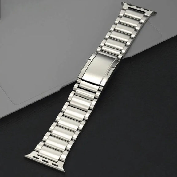 For Apple Watch SE 2023 44mm Titanium Metal Watch Band(Silver)