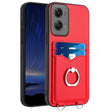 For Motorola Moto G Stylus 5G 2024 R20 Ring Card Holder Phone Case(Red) - Motorola Cases by PMC Jewellery | Online Shopping South Africa | PMC Jewellery | Buy Now Pay Later Mobicred