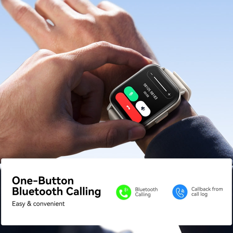 JOYROOM Fit-life Series JR-FT3S 1.96 inch Bluetooth Call Smart Watch Supports Sleep Monitoring(Titanium) - free shipping - PMC TechLife - Order now!