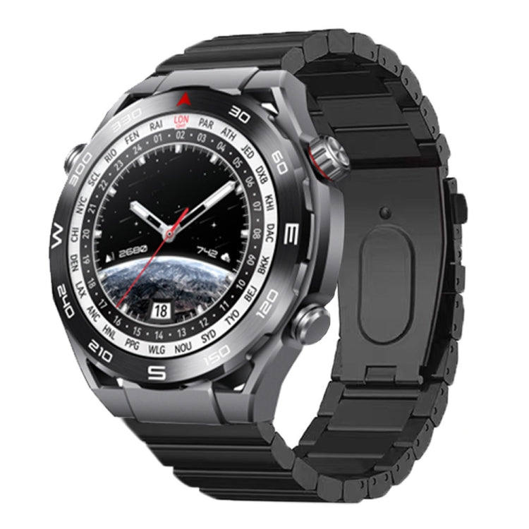 22mm Three Plants Flat Buckle Titanium Alloy Watch Band(Grey) - free shipping - PMc TechLife - Order now!