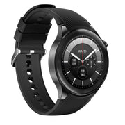 HD Watch X 1.43 inch IP68 BT5.3 Sport Smart Watch, Support Bluetooth Call / Sleep / Blood Oxygen / Heart Rate / Blood Pressure Health Monitor(Black Leather + Black Silicone Strap)