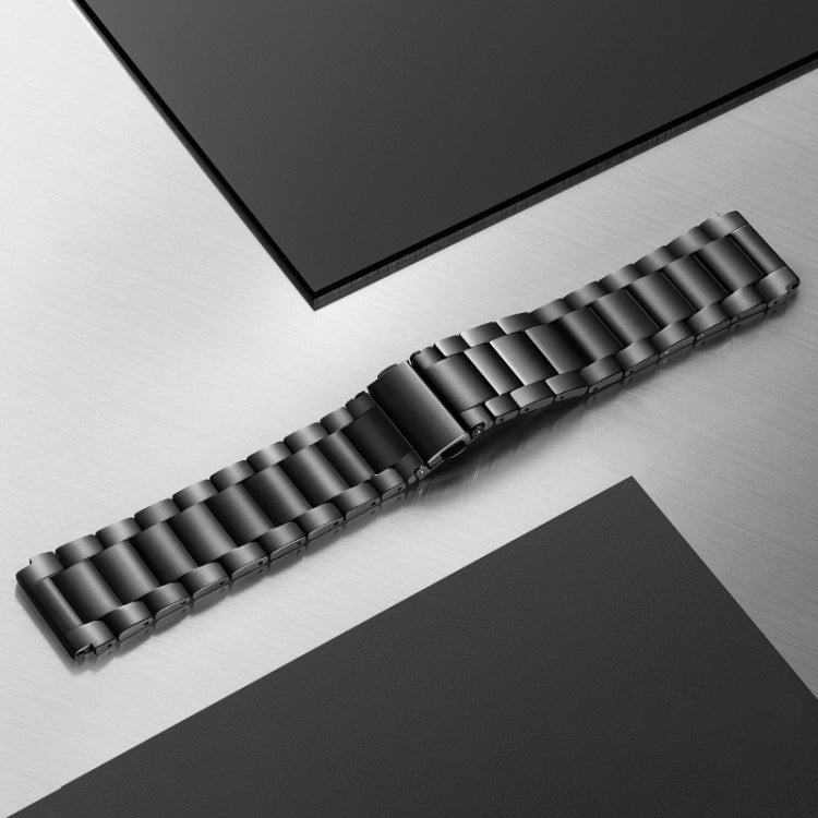 22mm Three-Bead Magnetic Buckle Titanium Alloy Watch Band(Black) - free shipping - PMc TechLife - Order now!