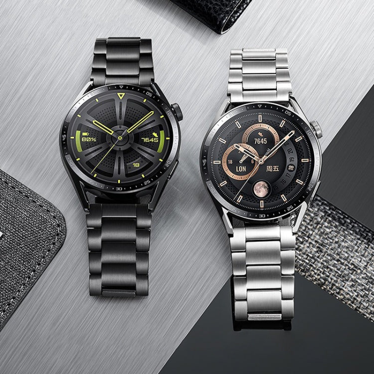 22mm Three-Bead Magnetic Buckle Titanium Alloy Watch Band(Silver) - free shipping - PMc TechLife - Order now!