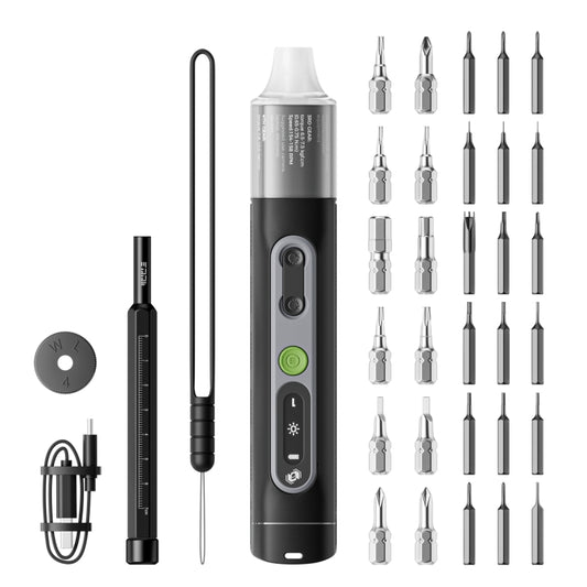 JAKEMY JM-8196 35 in 1 Dual Dynamics Precision Electric Screwdriver Set with Adaptive Torque / Triple Lighting Mode - free shipping - PMC Jewellery - Order now!