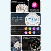 LEMFO HW52 1.28 inch Dual Mode Sport Smart Watch, Support Bluetooth Call / Sleep / Blood Oxygen / Heart Rate / Blood Pressure Health Monitor(Black)