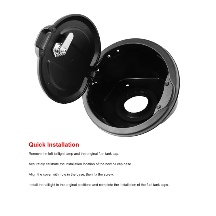 Car Modified Aluminum Alloy Oil Cap Engine Tank Cover for Jeep Wrangler JL JLU 2018-2019 - Tank Covers by PMC TechLife | Online Shopping South Africa | PMC TechLife | Buy Now Pay Later Mobicred
