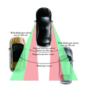 3R 3R-049 Car Convex Glass Mirror Rearview Mirror Auxiliary Side Mirror