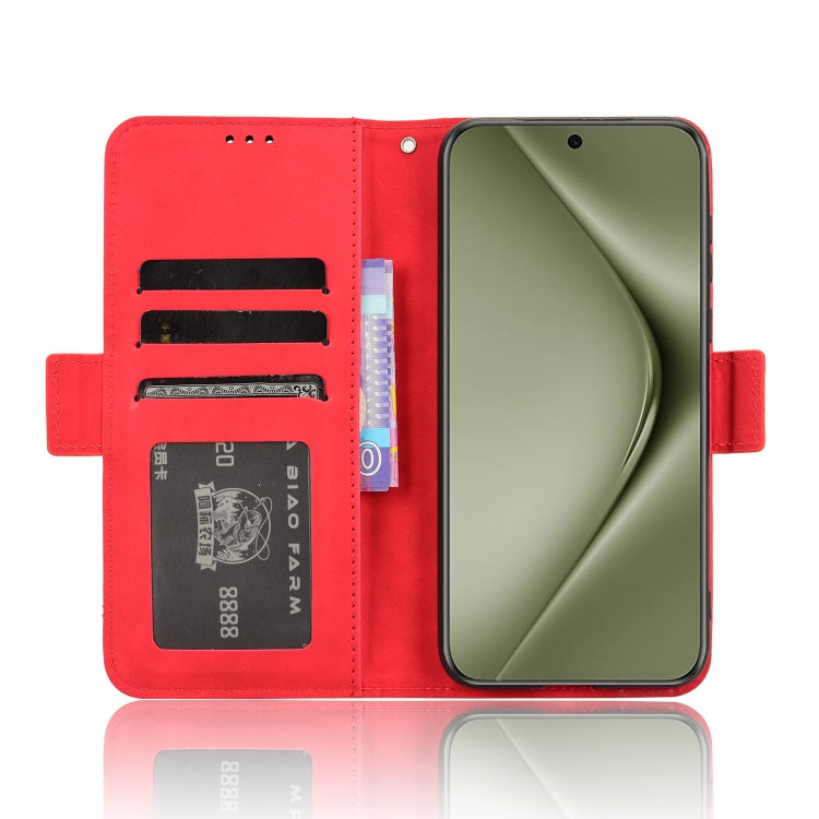 For Huawei Pura 70 Ultra Skin Feel Calf Texture Card Slots Leather Phone Case(Red)