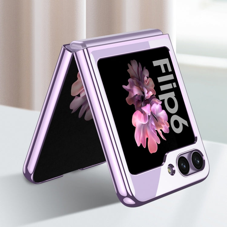For Samsung Galaxy Z Flip6 GKK Electroplating Full Coverage Phone Case(Purple)