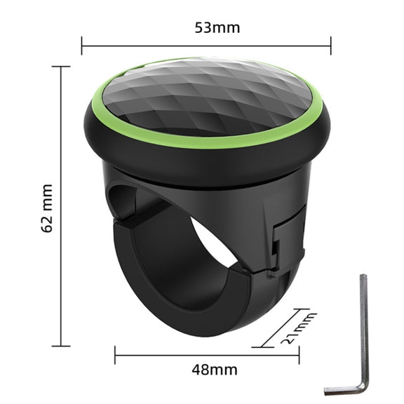 3R 3R-2253 Car Steering Wheel Booster Ball Car Steering Wheel Power Booster(Black Green)