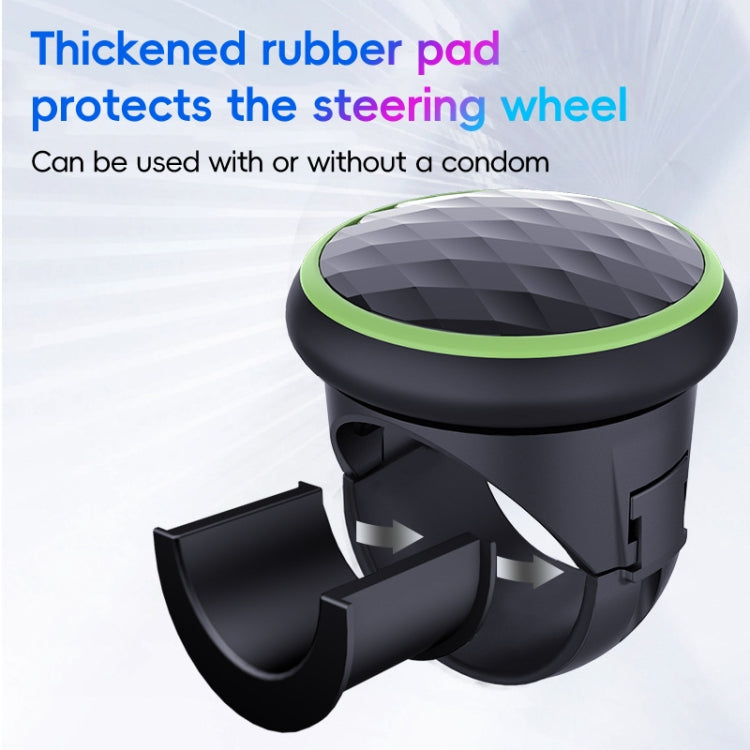 3R 3R-2253 Car Steering Wheel Booster Ball Car Steering Wheel Power Booster(Black Green)