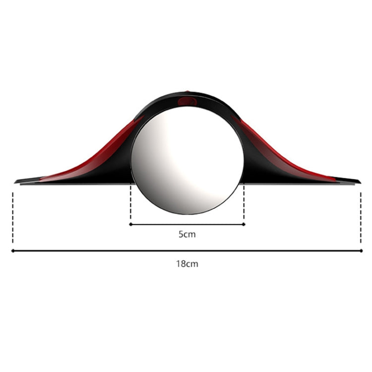 3R 3R-157 2 in 1 Car Auxiliary HD Blind Spot Mirror with Carbon Fiber Texture Rain Shield, Style:Round Shape - free shipping - PMC Jewellery - Order now!