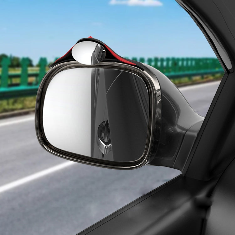 3R 3R-156 2 in 1 Car Auxiliary HD Blind Spot Mirror with Carbon Fiber Texture Rain Shield, Style:Oval Shape - Convex Mirror & Accessories by 3R | Online Shopping South Africa | PMC TechLife | Buy Now Pay Later Mobicred