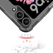 For Samsung Galaxy Z Flip6 GKK Airbag Full Coverage Phone Case with Tempered Film(Black)