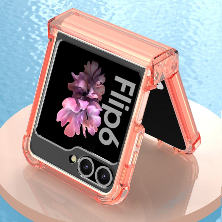 For Samsung Galaxy Z Flip6 GKK Airbag Hinge Full Coverage Phone Case(Orange)