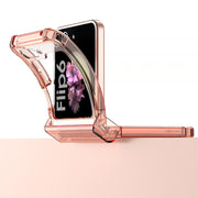 For Samsung Galaxy Z Flip6 / Flip7 FE GKK Airbag Hinge Full Coverage Phone Case with Tempered Film(Black)