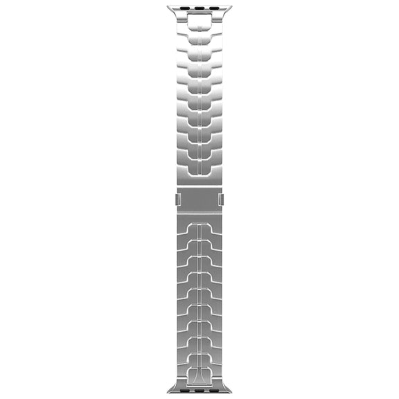 For Apple Watch SE 44mm Magnetic Buckle Titanium Alloy Watch Band(Silver)
