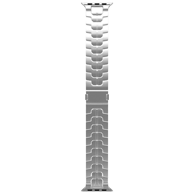 For Apple Watch SE 44mm Magnetic Buckle Titanium Alloy Watch Band(Silver)