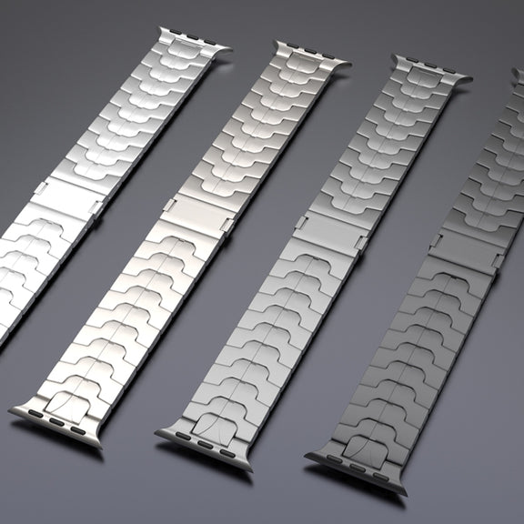 For Apple Watch SE 44mm Magnetic Buckle Titanium Alloy Watch Band(Silver)
