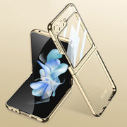 For Samsung Galaxy Z Flip6 / Flip7 FE GKK Integrated Electroplating Full Coverage Phone Case(Gold)