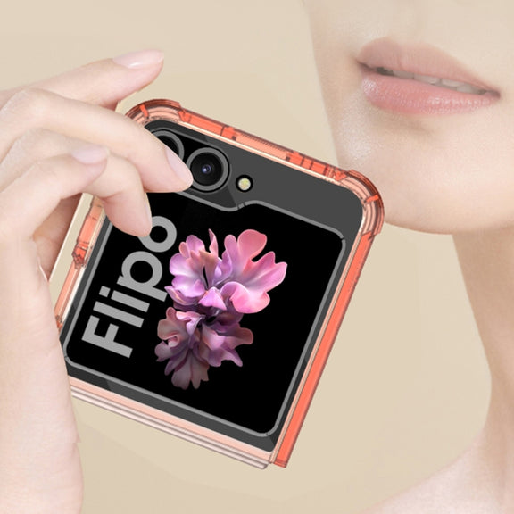 For Samsung Galaxy Z Flip6 GKK MagSafe Airbag Shockproof Phone Case(Orange)