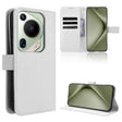 For Huawei Pura 70 Ultra Diamond Texture Leather Phone Case(White) - Huawei Cases by PMC Jewellery | Online Shopping South Africa | PMC Jewellery | Buy Now Pay Later Mobicred