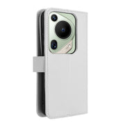 For Huawei Pura 70 Ultra Diamond Texture Leather Phone Case(White)