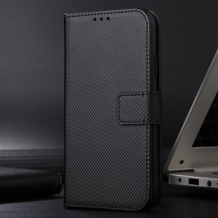 For Huawei Pura 70 Diamond Texture Leather Phone Case(Black)