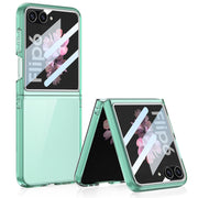 For Samsung Galaxy Z Flip6 GKK Integrated Ultra-thin Large Window PC Phone Case(Green)