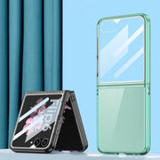 For Samsung Galaxy Z Flip6 GKK Integrated Ultra-thin Large Window PC Phone Case(Black)