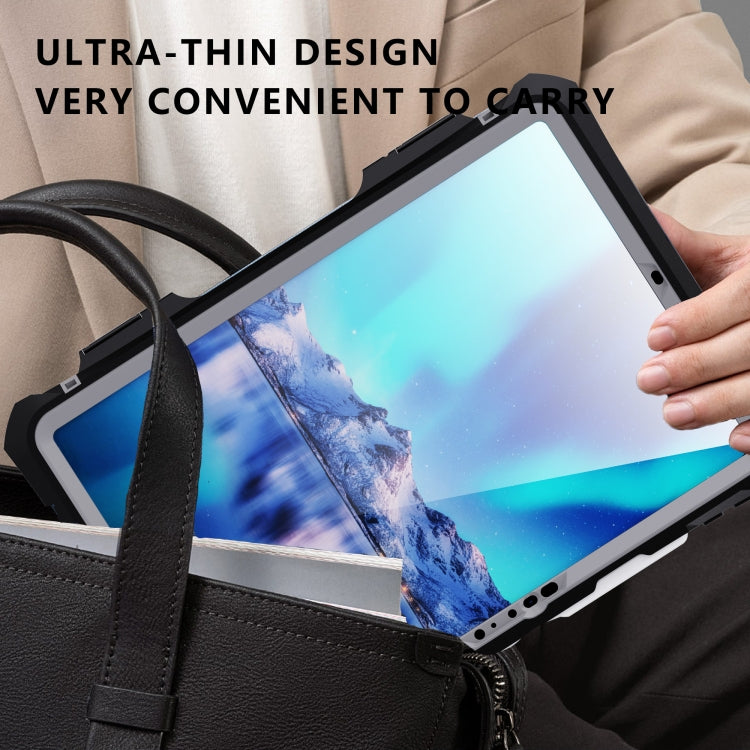 For iPad Pro 11 2024 RedPepper IP68 Waterproof PC + TPU Case with Lanyard & Swivel Bracket(Black) - free shipping - PMC Jewellery - Order now!
