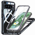 For Google Pixel 9 Pro XL RedPepper Transparent IP54 Life Waterproof Phone Case(Black) - Google Cases by RedPepper | Online Shopping South Africa | PMC TechLife | Buy Now Pay Later Mobicred
