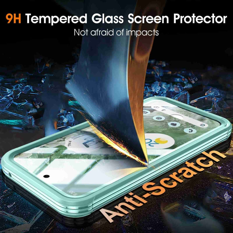 For Google Pixel 9 Pro XL RedPepper Transparent IP54 Life Water-resistant Phone Case(Green)