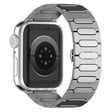 For Apple Watch Series 9 45mm Oval Butterfly Buckle Titanium Alloy Watch Band(Silver) - free shipping - PMC TechLife - Order now!