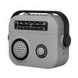 For AirPods 3 Radio Style Wireless Bluetooth Earphones Shockproof Protective Case(Light Grey) - For AirPods 3 by PMC Jewellery | Online Shopping South Africa | PMC Jewellery | Buy Now Pay Later Mobicred