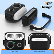 For AirPods 3 Radio Style Wireless Bluetooth Earphones Shockproof Protective Case(Light Grey)