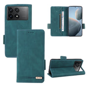 For Redmi K70 / K70 Pro Magnetic Clasp Leather Phone Case(Green)