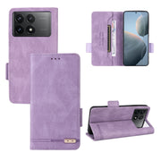 For Redmi K70 / K70 Pro Magnetic Clasp Leather Phone Case(Purple)