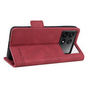 For Redmi K70 / K70 Pro Magnetic Clasp Leather Phone Case(Red)