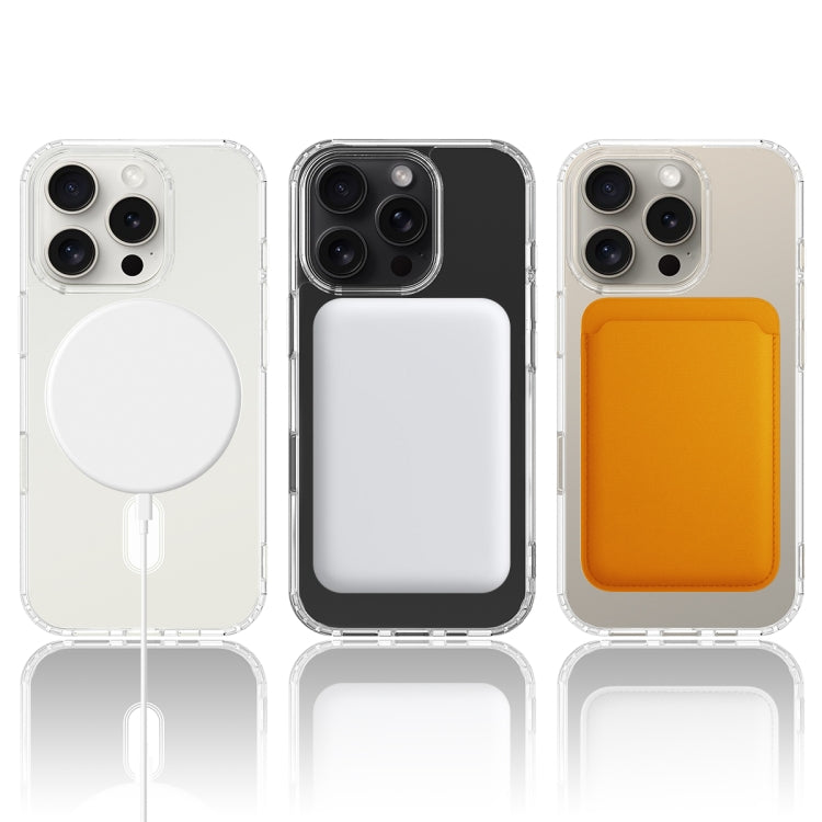 For iPhone 16 Pro MagSafe Clear Acrylic PC Hybrid TPU Phone Case(Transparent) - iPhone 16 Pro Cases by PMC TechLife | Online Shopping South Africa | PMC TechLife | Buy Now Pay Later Mobicred