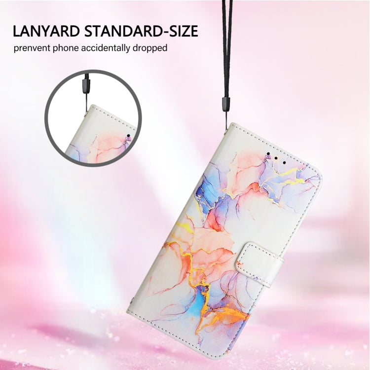 For Blackview Color 8 PT003 Marble Pattern Flip Leather Phone Case(Galaxy Marble White) - More Brand by PMC TechLife | Online Shopping South Africa | PMC TechLife | Buy Now Pay Later Mobicred
