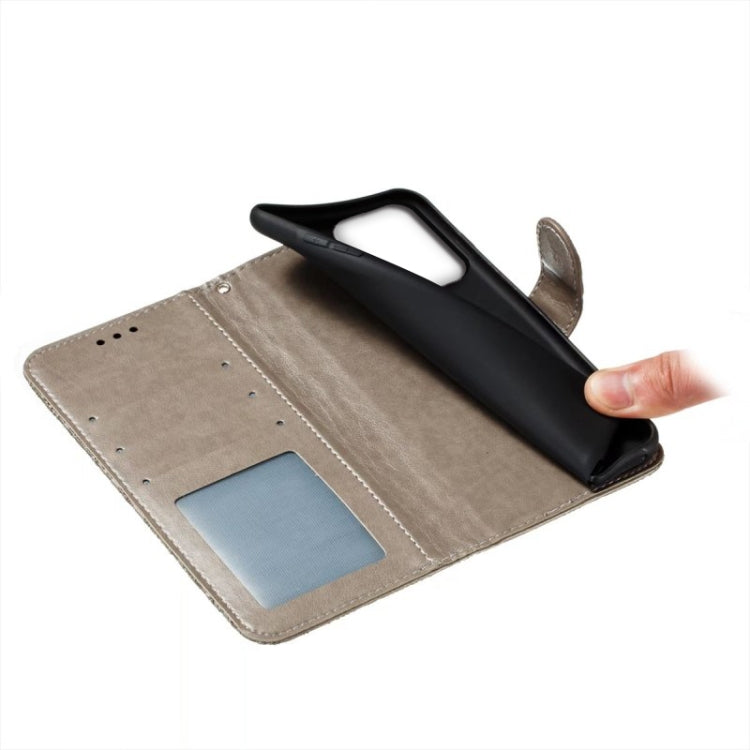 For Motorola Moto G Power 5G 2024 Lace Flower Embossing Flip Leather Phone Case(Grey) - free shipping - PMC Jewellery - Order now!