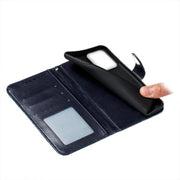 For Motorola Moto G Power 5G 2024 Lace Flower Embossing Flip Leather Phone Case(Dark Blue)