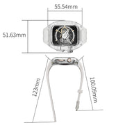 For Apple Watch SE 2023 44mm Modified PC Hybrid TPU Watch Case Band(Starlight Transparent)