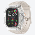 For Apple Watch Ultra 2 49mm Modified PC Hybrid TPU Watch Case Band(Starlight Transparent) - Watch Bands by PMC TechLife | Online Shopping South Africa | PMC TechLife | Buy Now Pay Later Mobicred